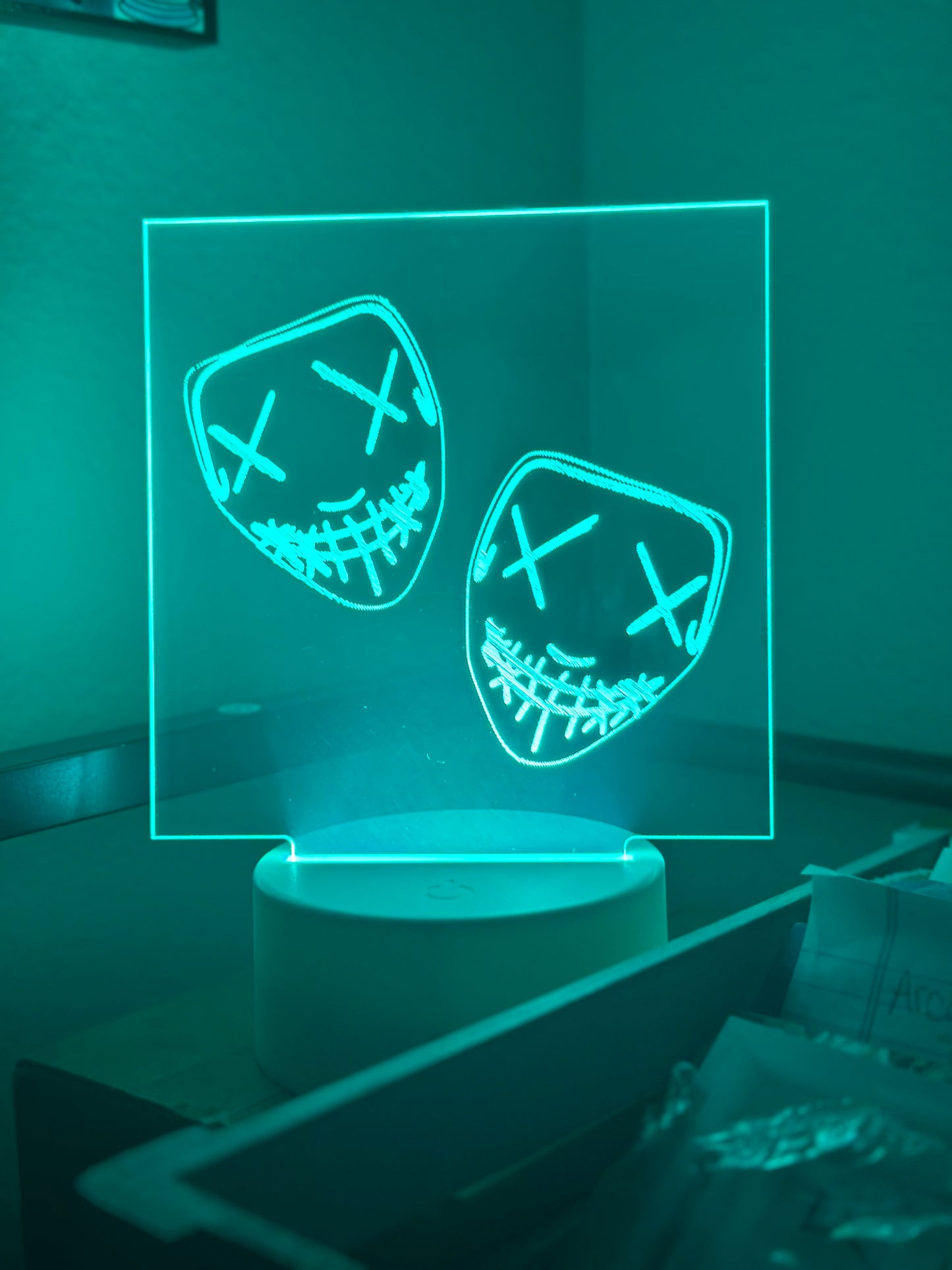 Masked LED Lights