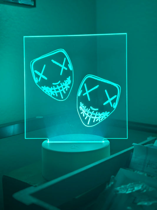 Masked LED Lights