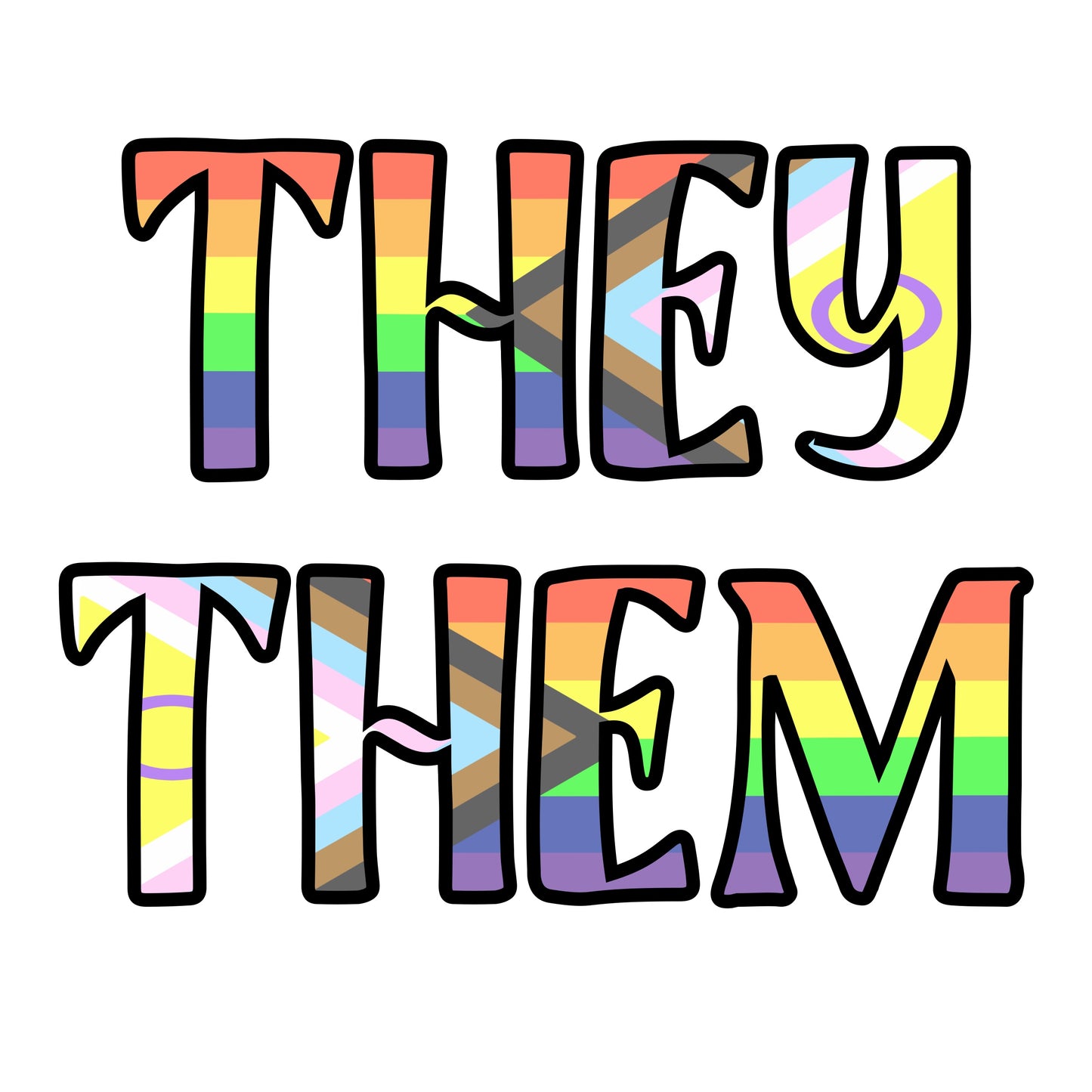 PRE-ORDER Enamel Pronoun Pin