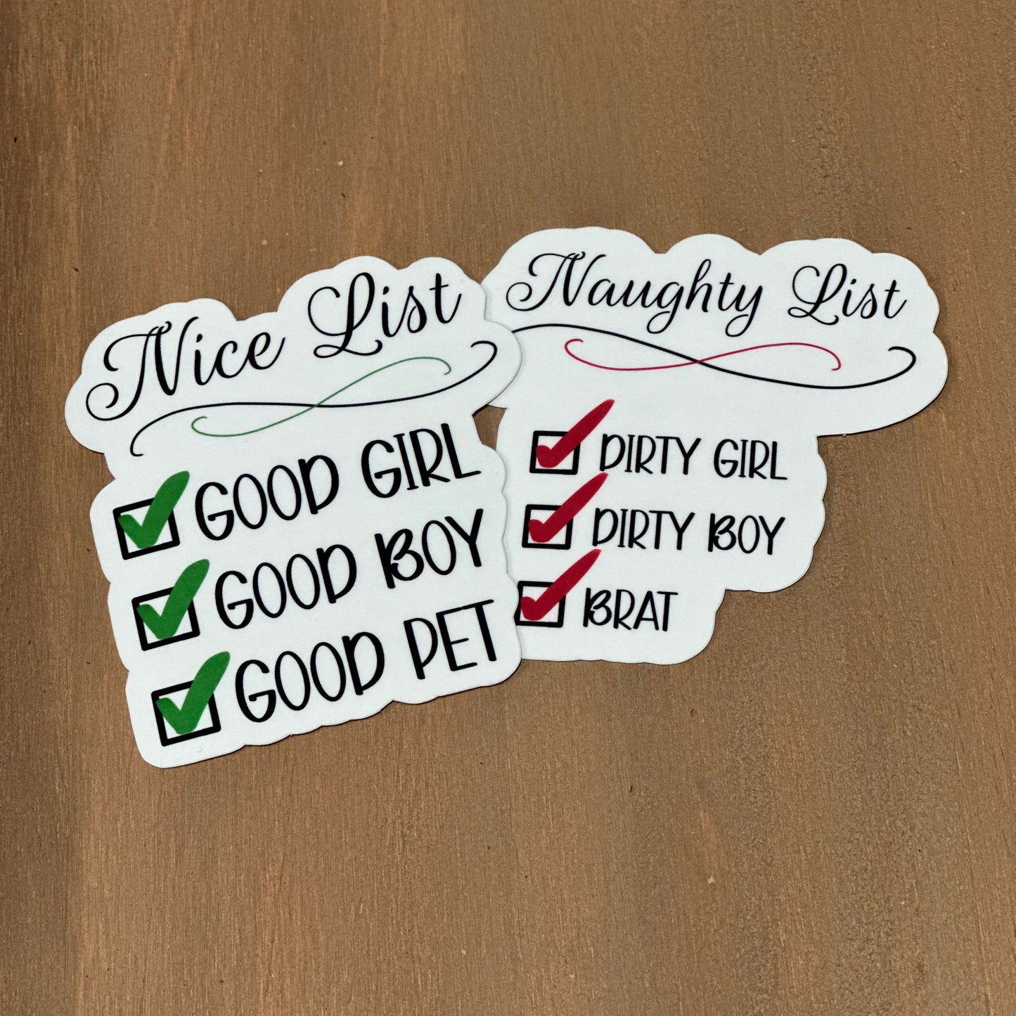 Nice OR Naughty List Sticker