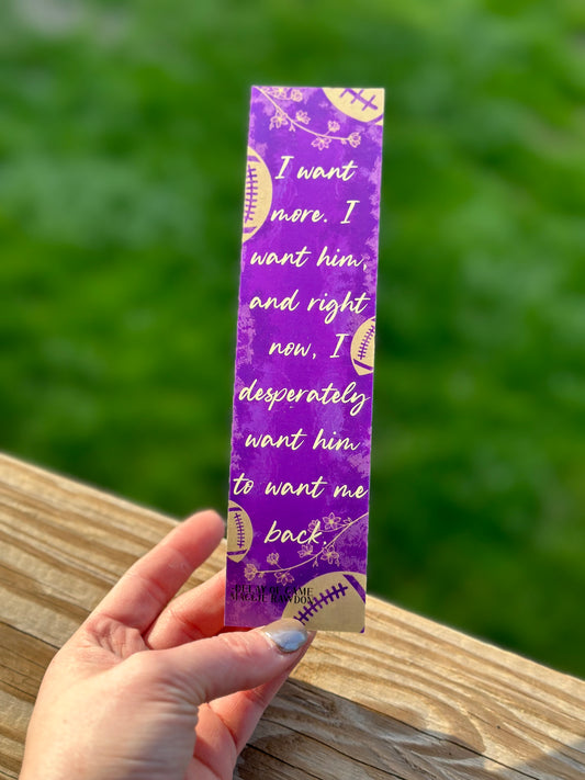 8x2 Delay of Game Quote Bookmark