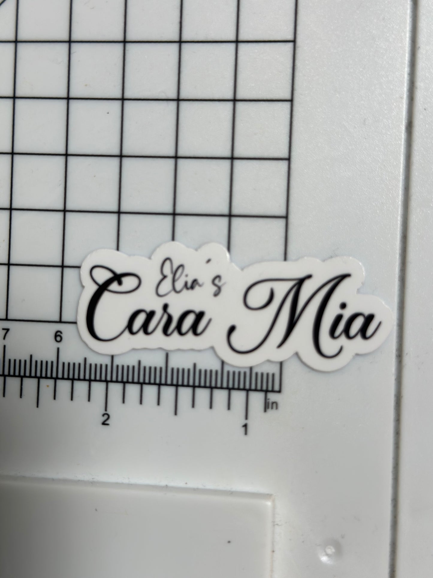 Elia's Cara Mia Sticker