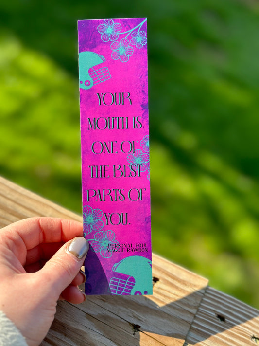 8x2 Personal Foul Quote Bookmark