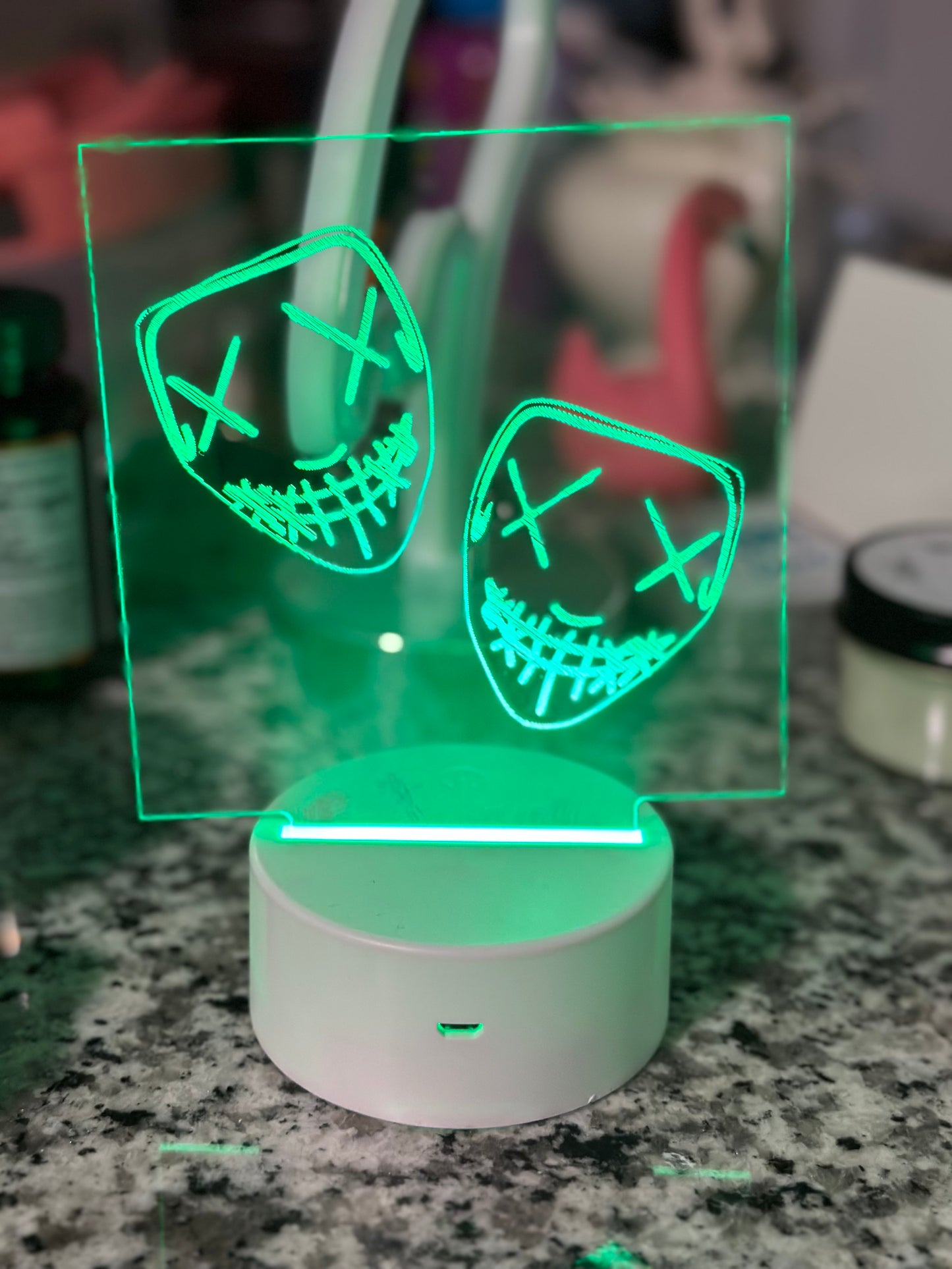 Masked LED Lights