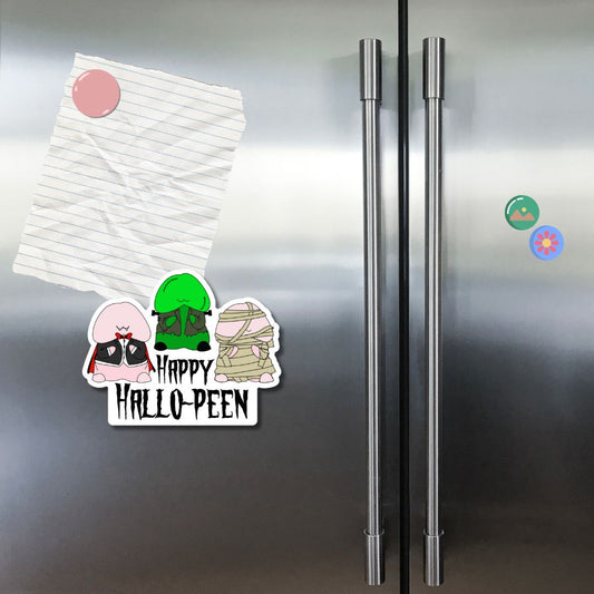 Happy Hallo-peen Magnet