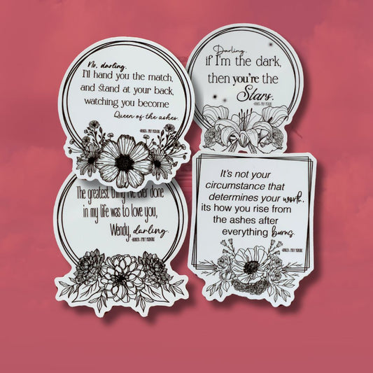 Never After Series - Hooked - Stickers
