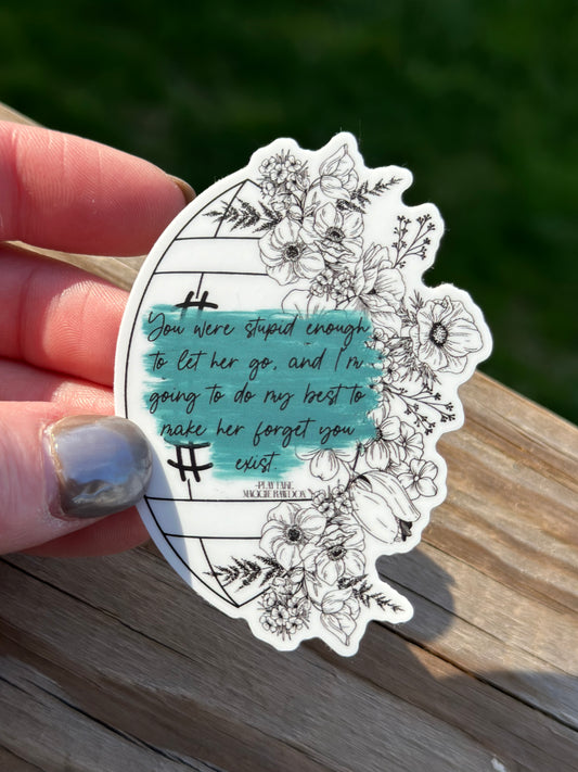 Maggie's Play Fake Quote Sticker