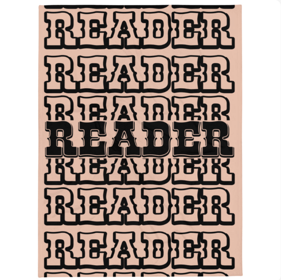 Cowboy Reader Throw Blanket