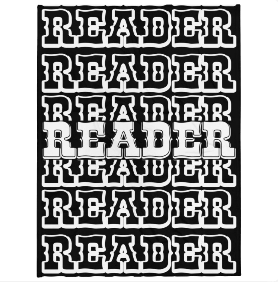 Cowboy Reader Throw Blanket