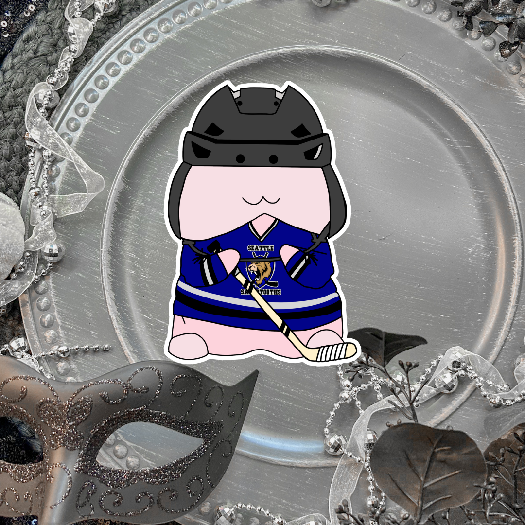 Sabertooth Hockey Peen Sticker