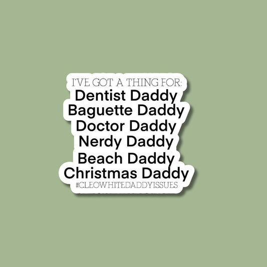 Cleo Daddies sticker