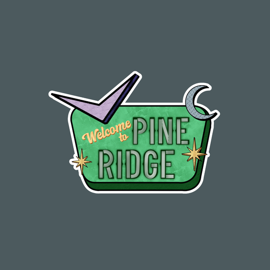 Welcome to Pine Ridge Licensed Sticker