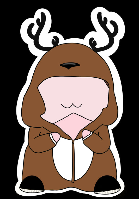 Reindeer Peen Sticker