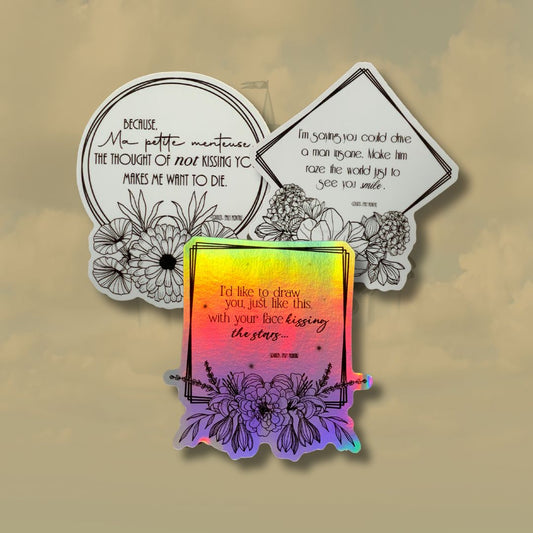 Never After Series - Scarred - Stickers