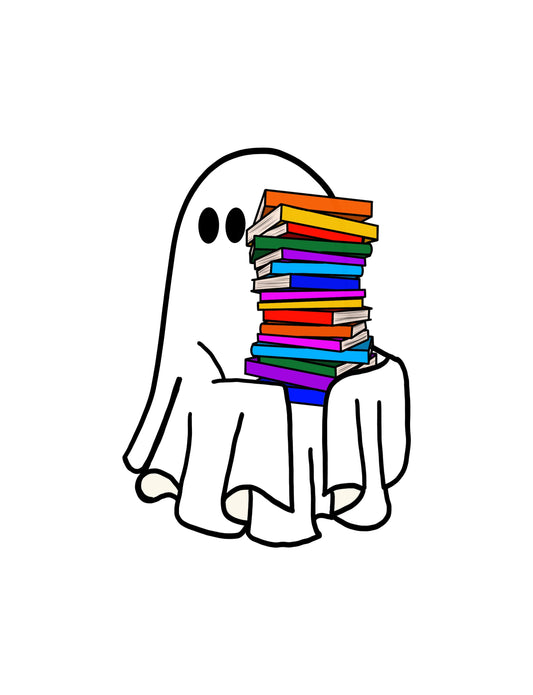 Spooooky Reader Sticker