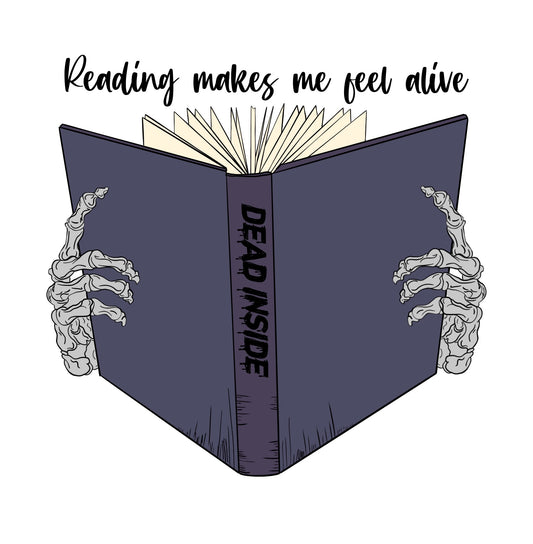 Reading-Dead Inside Sticker
