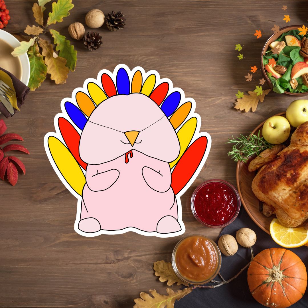 Mr. Gobbler Sticker