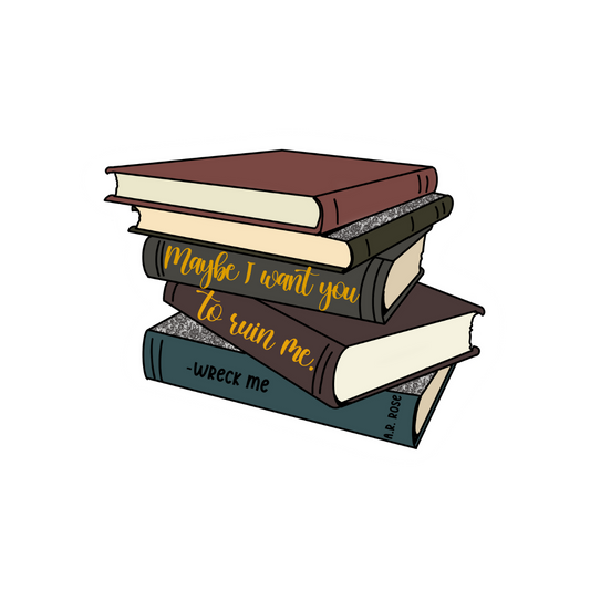 Wreck Me Foiled Sticker