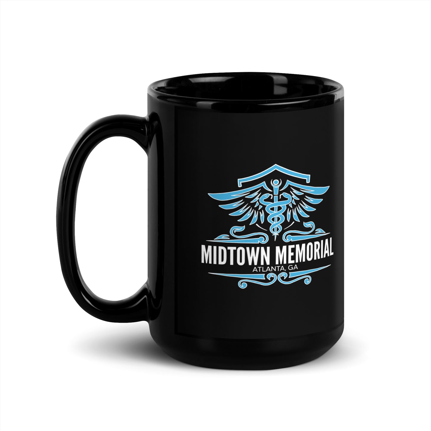 Midtown Memorial Black Mug