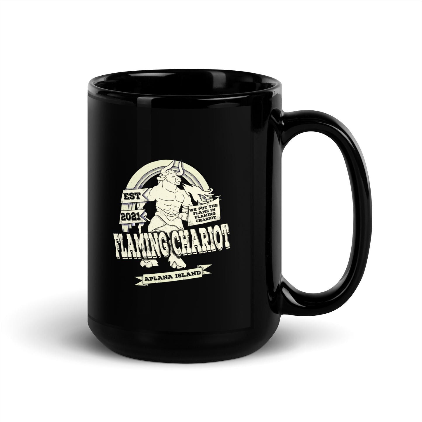 Flaming Chariot Mug