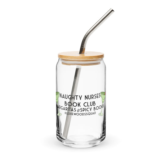 Naughty Nurses Can-shaped glass