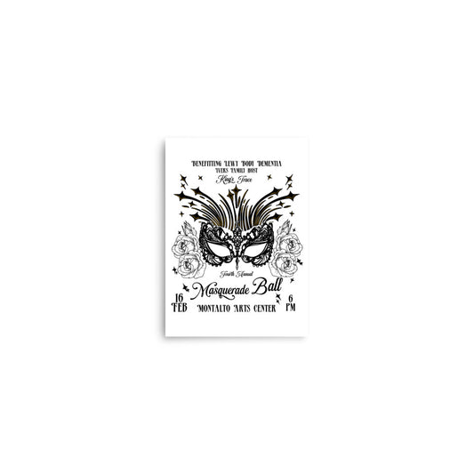 King's Trace Masquerade Print