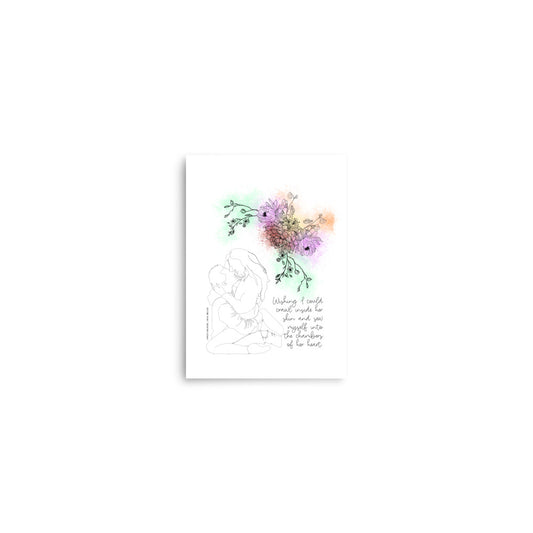 Sweet Solitude Quote Art Print