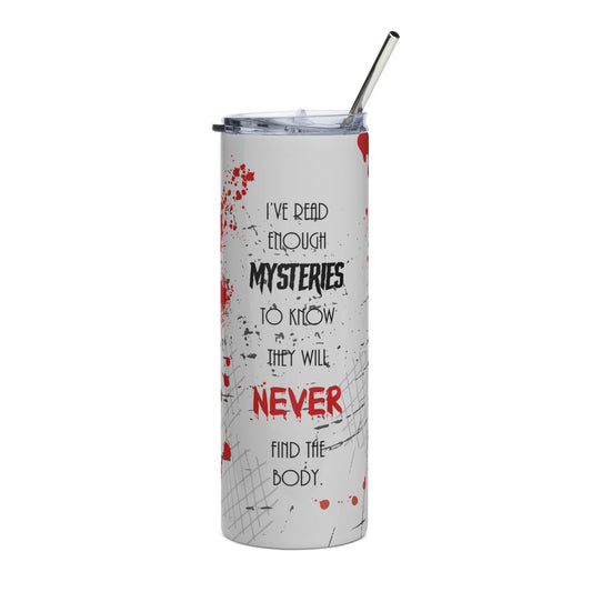 Mystery Reader tumbler