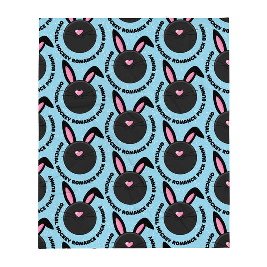 Hockey Romance Puck Bunny Blanket