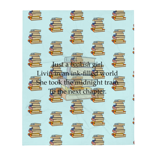 Bookish Girl Blanket