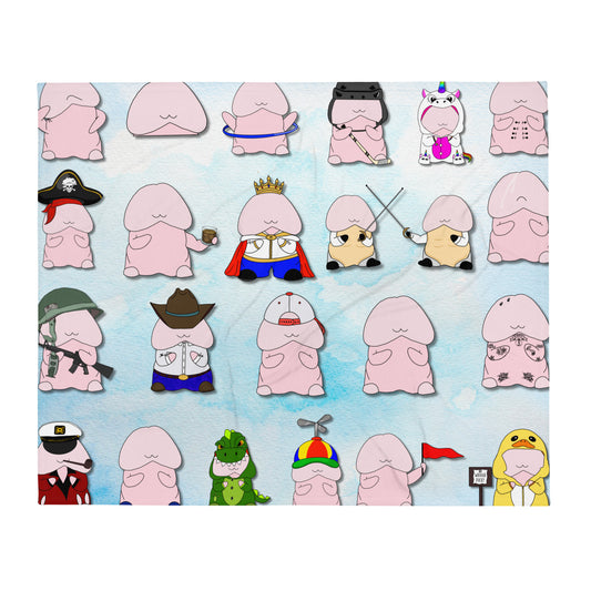 Mr. Happy and Friends Blanket