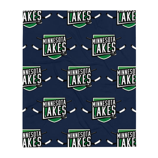 Lakes Hockey Throw Blanket
