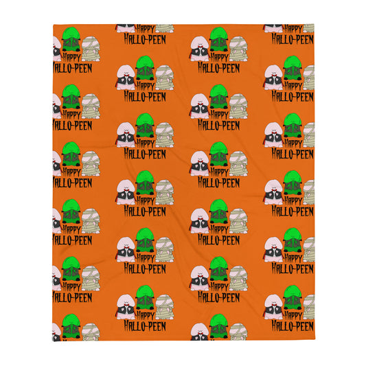 Hallo-peen Throw Blanket