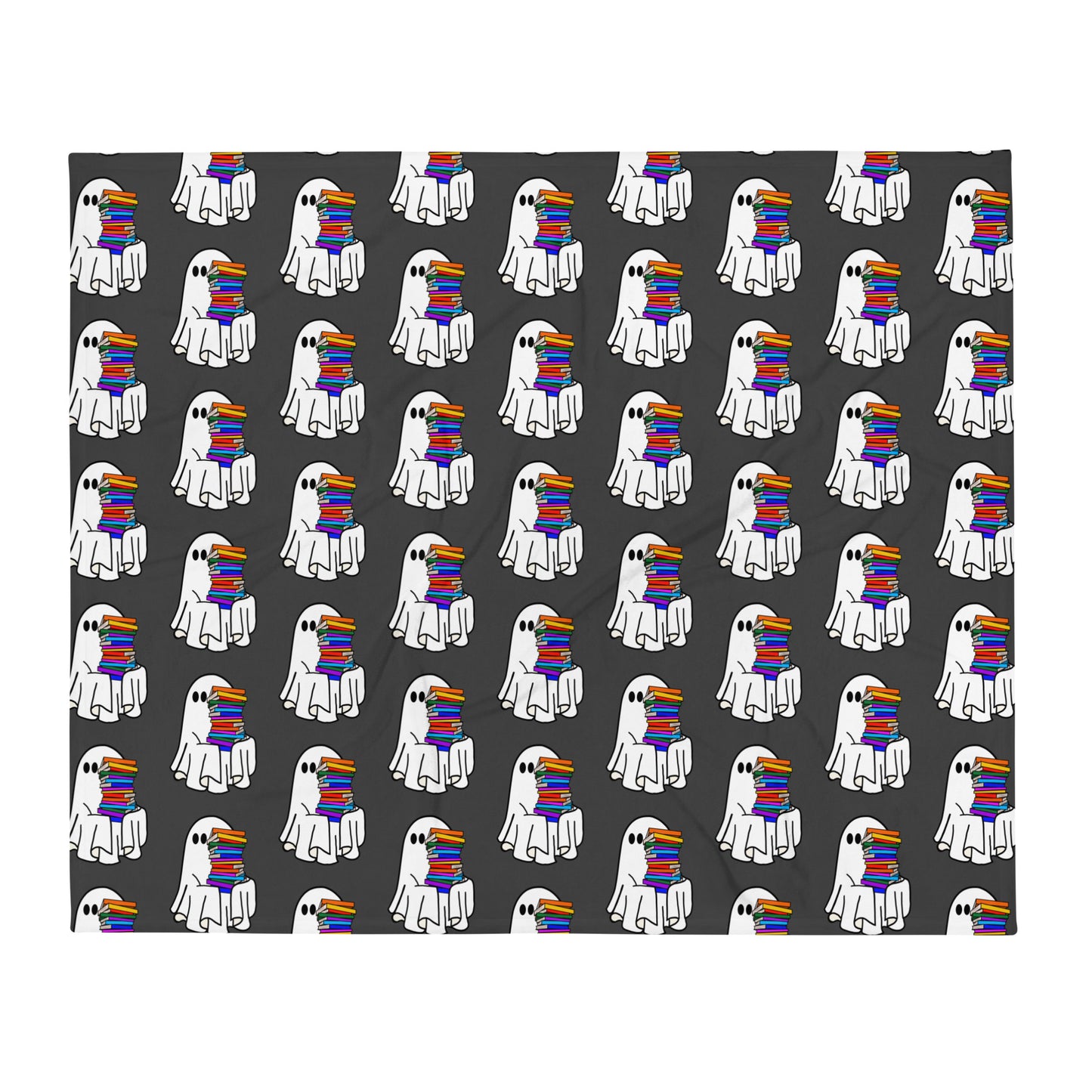 Ghostie Reader Throw Blanket