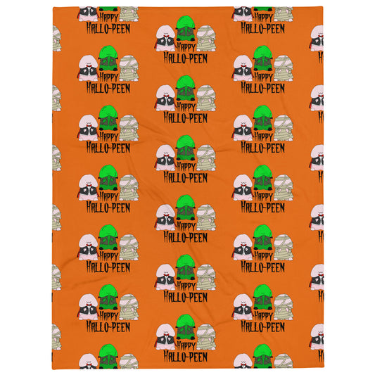 Hallo-peen Throw Blanket
