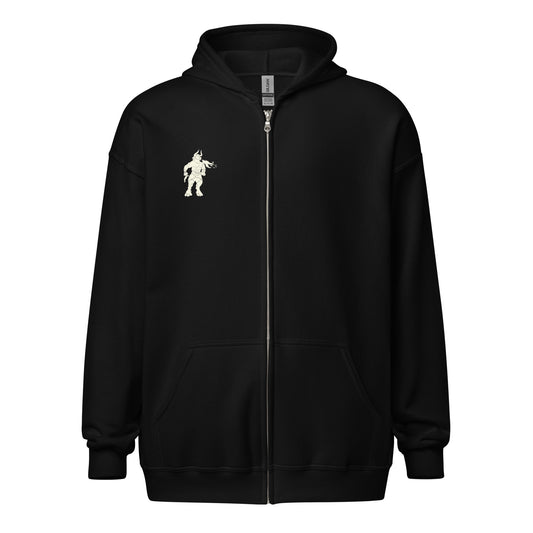 Flaming Chariot zip hoodie