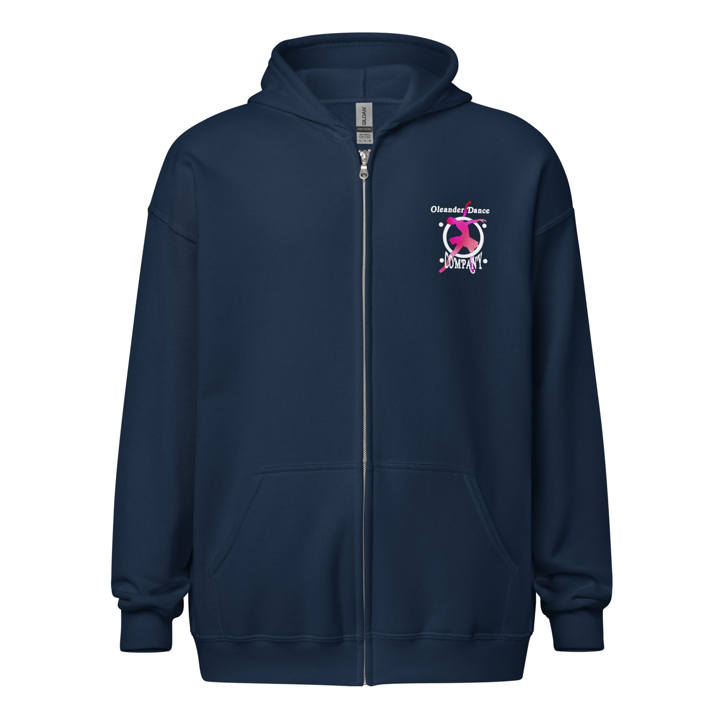 Oleander Dance Co zip hoodie