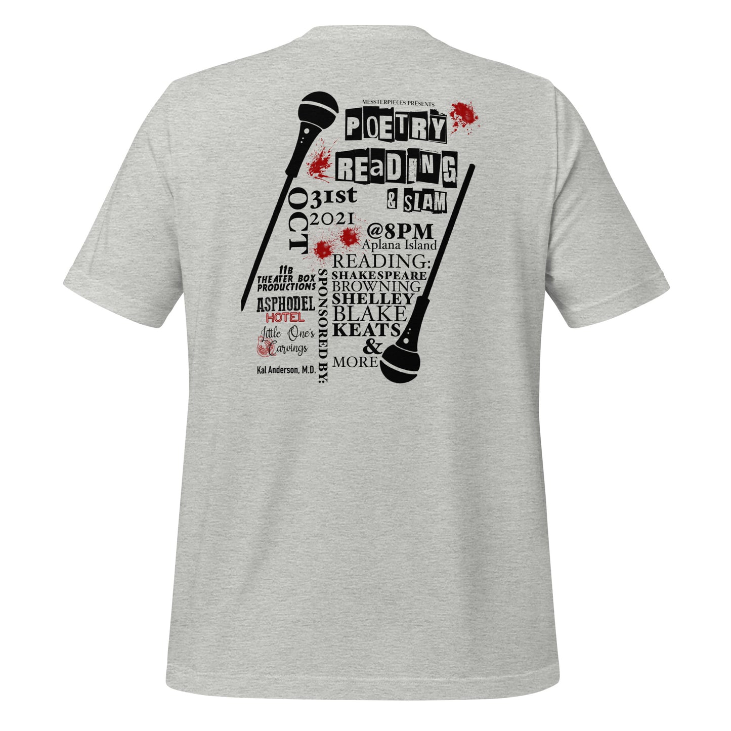 Promises & Pomegranates Poetry Slam t-shirt
