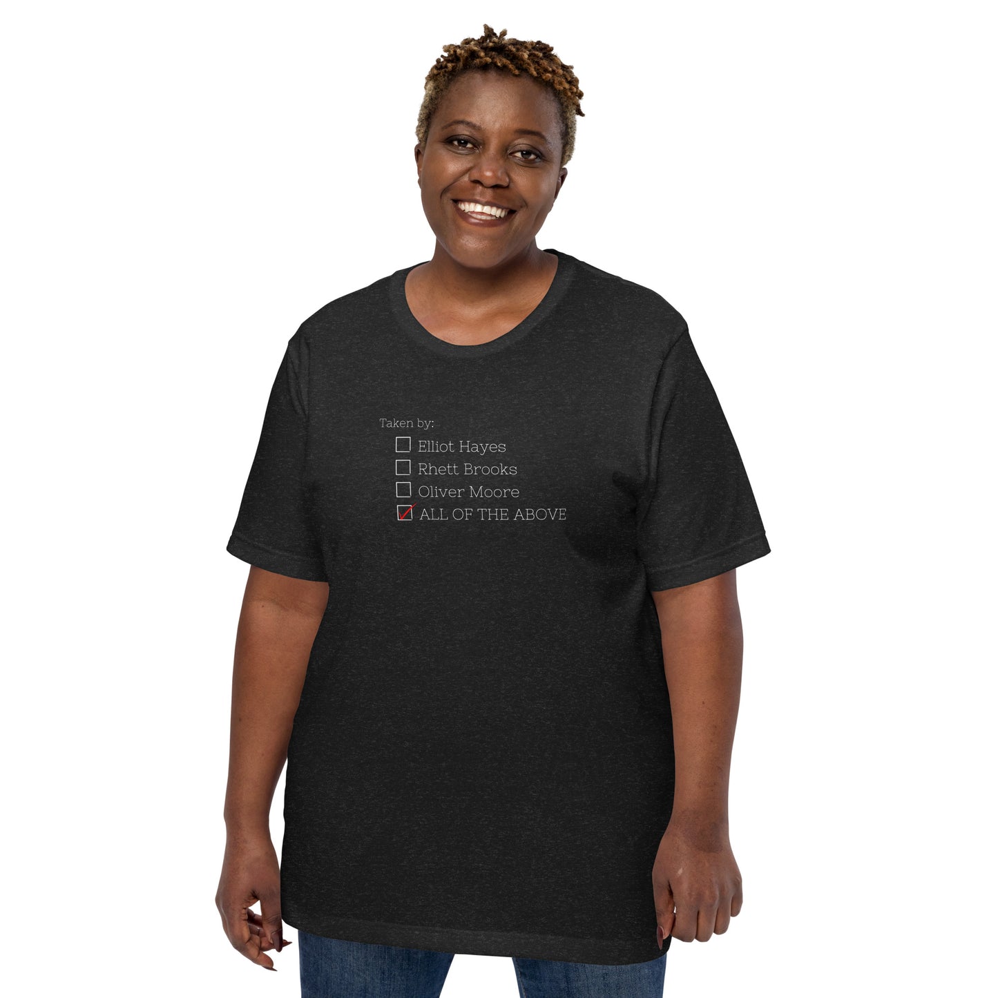 Taken by the Ruthless Guys t-shirt