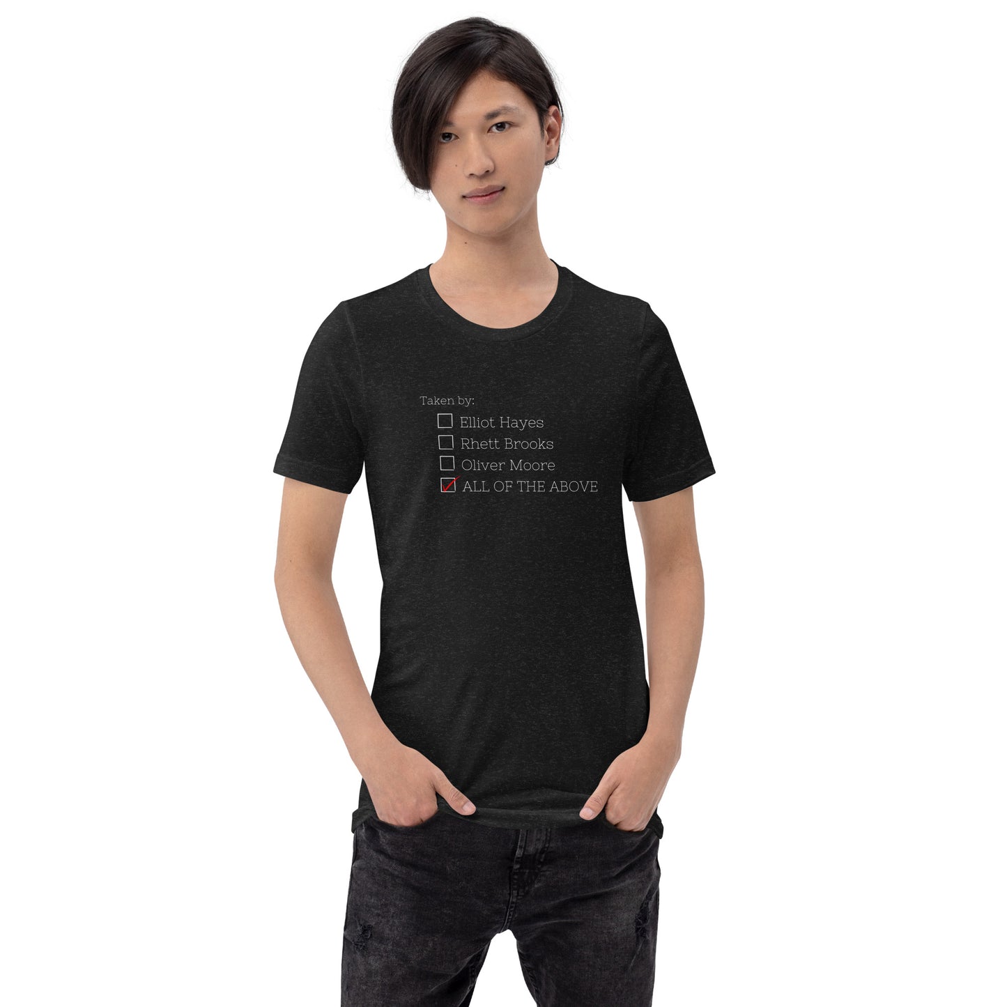 Taken by the Ruthless Guys t-shirt