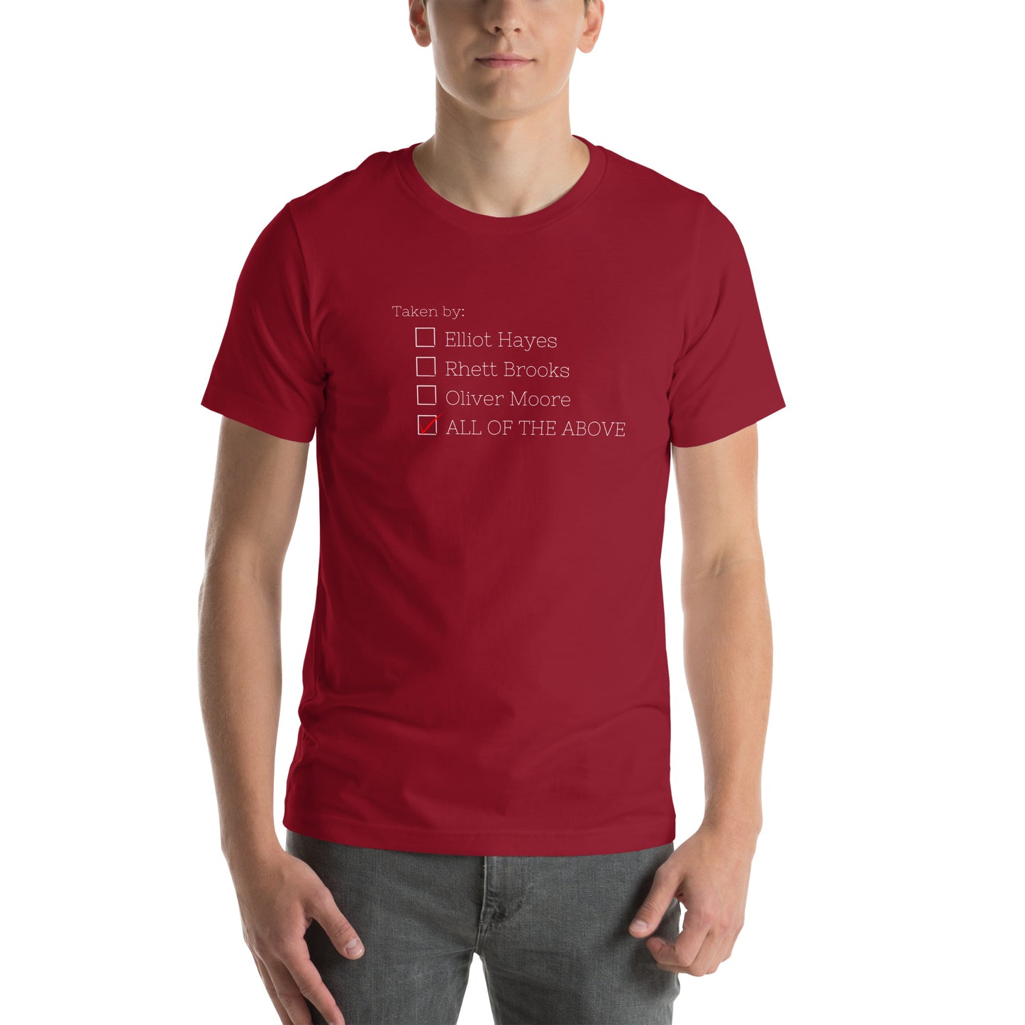 Taken by the Ruthless Guys t-shirt
