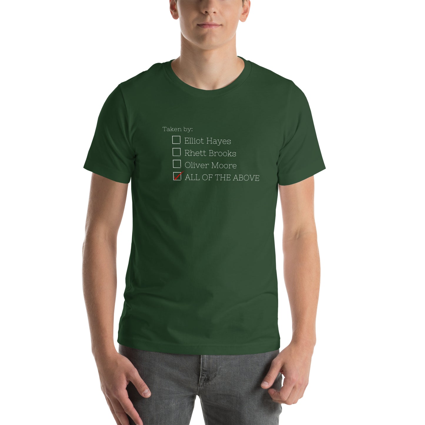 Taken by the Ruthless Guys t-shirt