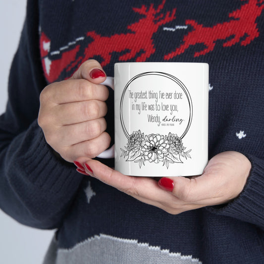 Hooked Quote Ceramic Mug 11oz