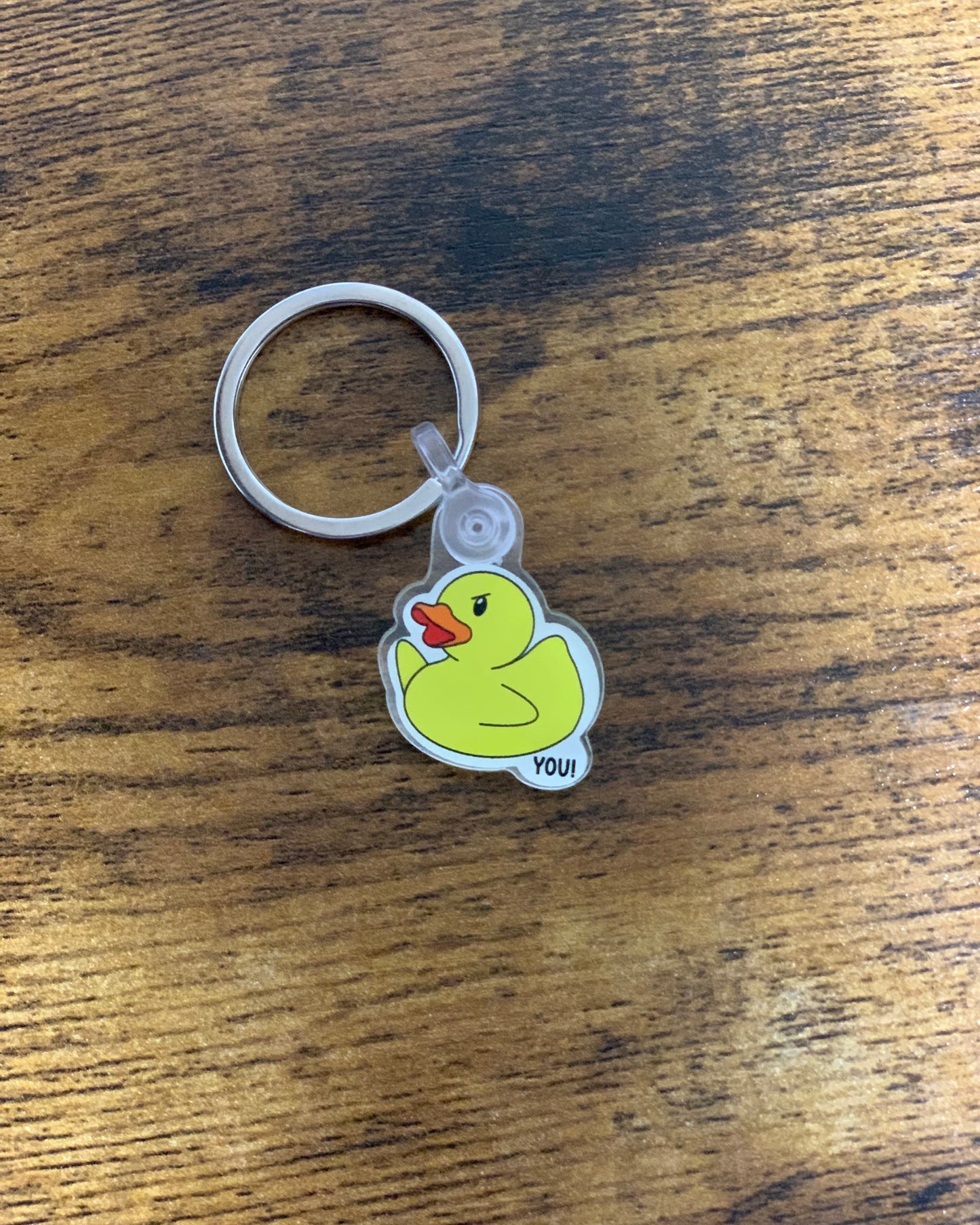 DUCK You! 1" Acrylic Keychain