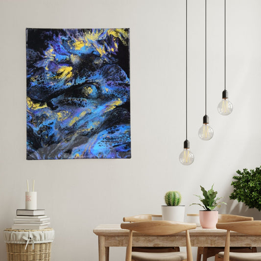 Monsters - 16x20 Abstract Acrylic Dutch Pour Painting