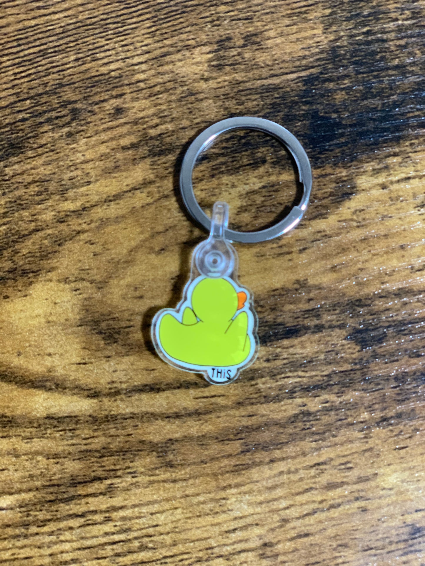 DUCK This! 1" Acrylic Keychain