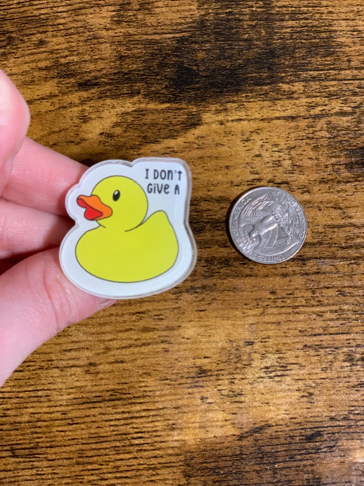 I don't give a duck 2" Pin