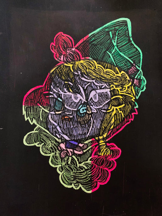 Innocence - 9x12 Illusion Scratch Art