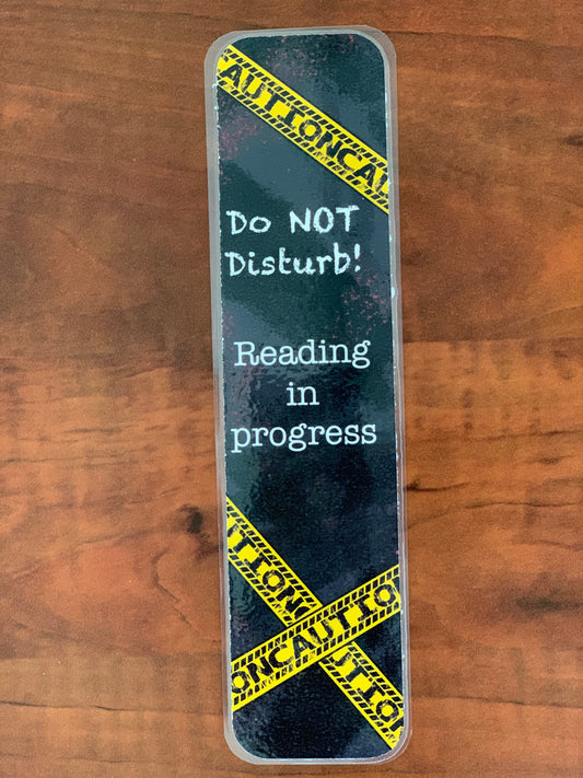 8x2 Caution Bookmark