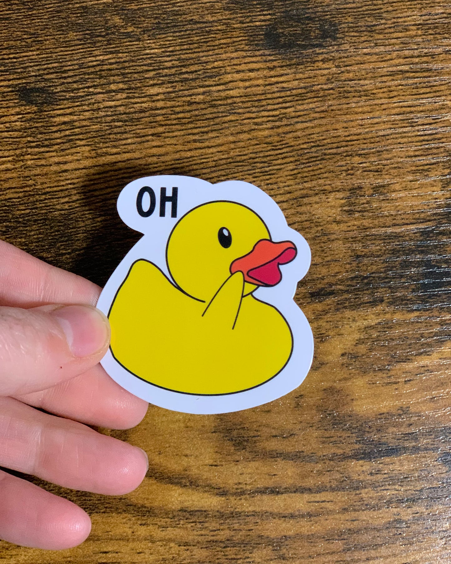 Oh Duck Sticker